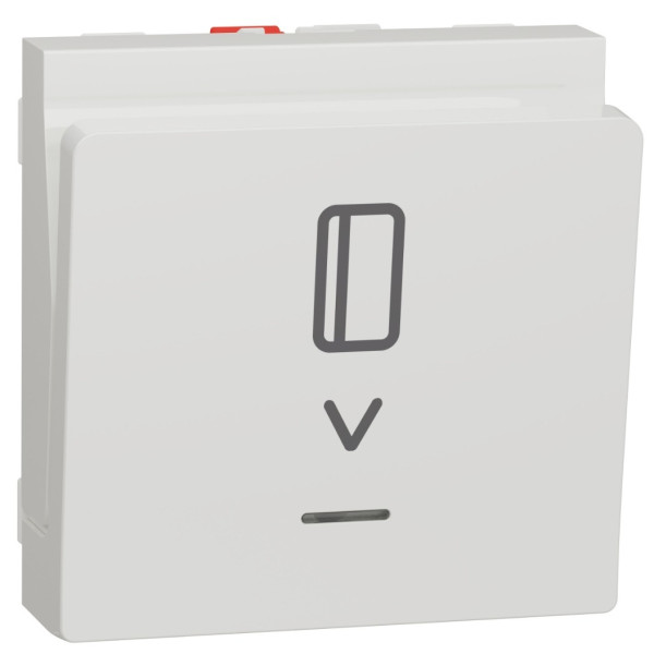 Картковий вимикач Schneider Electric NU328318 з підсвічуванням 10А 2М (білий)