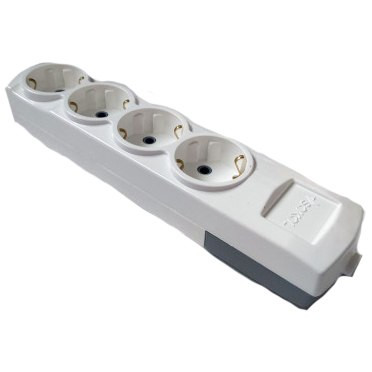 Колодка четверна Sokol з заземленням (7.5.2.157197)