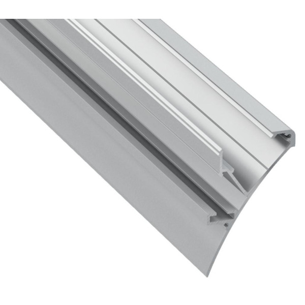 Профіль для світлодіодної стрічки Lumines LOGI срібло