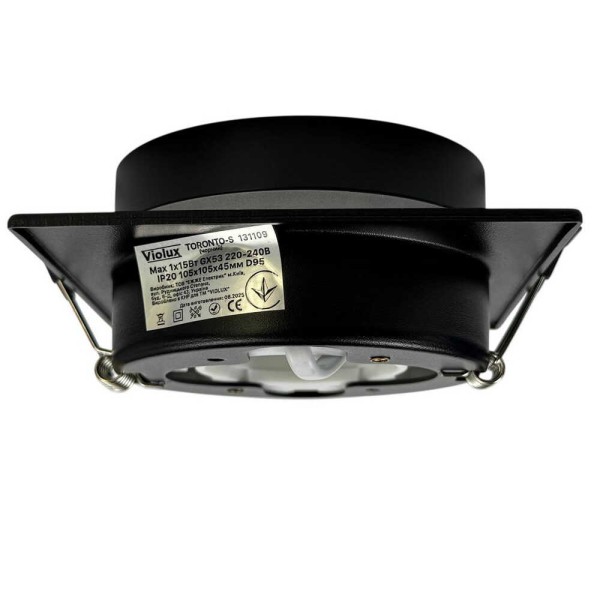 Светильник точечный Violux TORONTO-S GX53 IP20 черный ( 131109 ) - фото №3