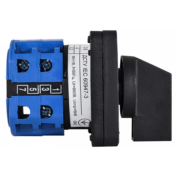 Пакетный переключатель Аско-Укрем ПКП SBI 1-0-2 2 полюса 16А/2.832 (A0110010043) - фото №1