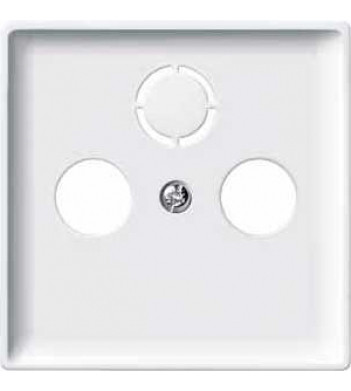 Центральная панель TV розетки антенная белая Merten, MTN294119