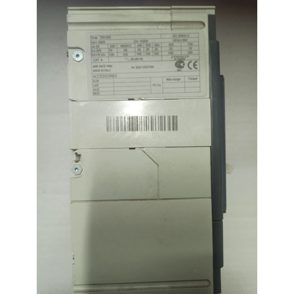 Автоматичний вимикач ABB Tmax T5N 630 (1SDA054396R1) - фото №3
