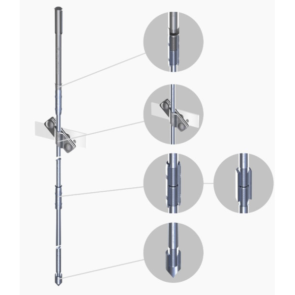 Різьбовий стержень Leo Lightman Ø16мм 1,5м StgZn (116155) - фото №1