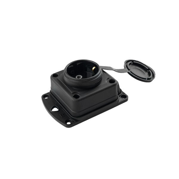 Розетка Violux каучук настінна з кришкою IP44 ( 930640 )