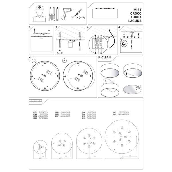 Люстра Nowodvorski 8802 Turda E27 7x15W IP20 золота - фото №3