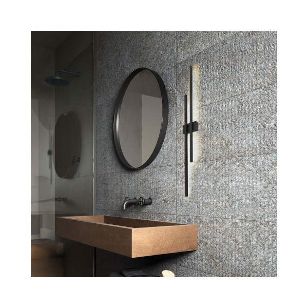 Бра, настінний світильник Tk Lighting 6626 Flash Led 2x30W 3000K 2920Lm IP20 Bk - фото №1