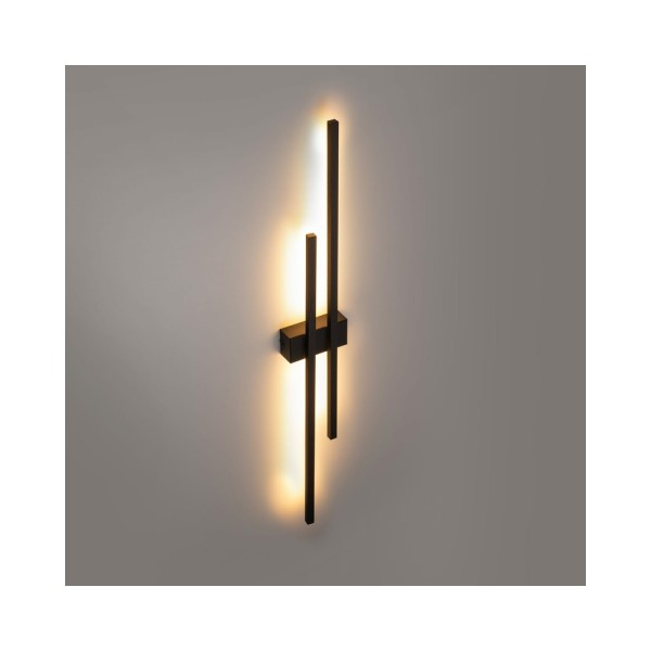 Бра, настінний світильник Tk Lighting 6626 Flash Led 2x30W 3000K 2920Lm IP20 Bk - фото №2