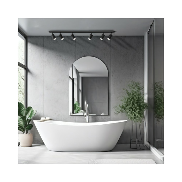 Светильник поворотный, спот Goldlux 324740 Turyn GU10 6x10W IP44 Черный - фото №1