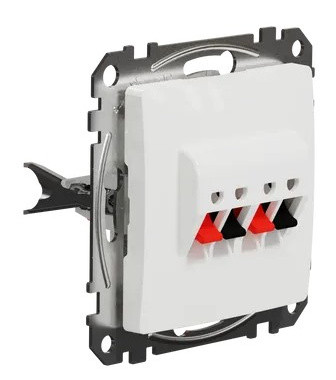 Аудіорозетка Schneider Electric Sedna Design & Elements біла SDD111411 - фото №1