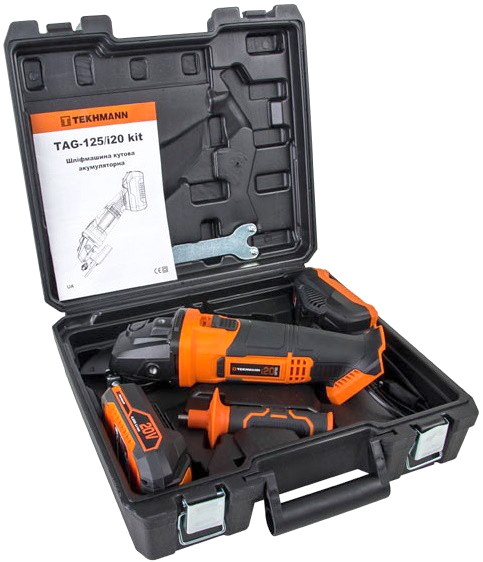 Акумуляторна шліфувальна машина Tekhmann (848392) TAG-125/i20 kit - фото №7