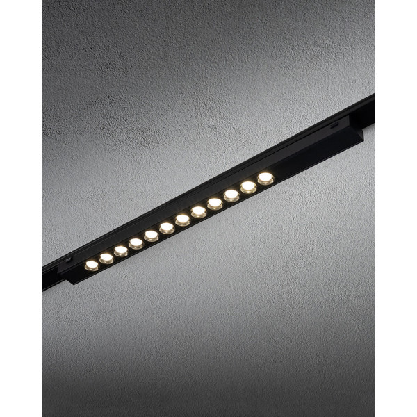 Магнітний трековий світильник Nowodvorski 11331 UT-LVM Focus LED 1x12W 4000K 1000Lm IP20 чорний - фото №1