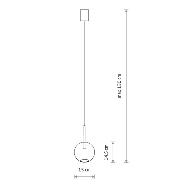 Подвесной светильник, люстра Nowodvorski 7847 Sphere S G9 1x10W IP20 черный - фото №3