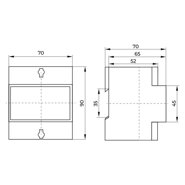 Трифазний електронний лічильник E.Next e.control.w05 5-100 А клас 1.0 (i0310032) - фото №1