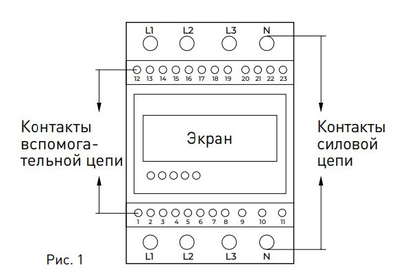 Трифазний електронний лічильник E.Next e.control.w05 5-100 А клас 1.0 (i0310032) - фото №2