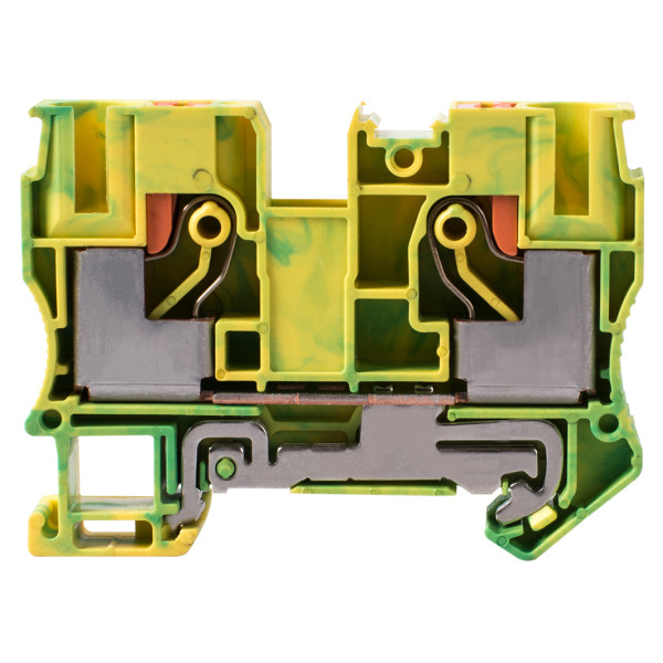 Наборная клеммная колодка заземления E.Next e.tc.z.din.spring.10 на DIN-рейке (s070016) - фото №2