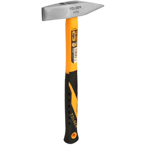 Молоток с ручкой из стекловолокна сварщика Tolsen (25188) 500г - фото №1