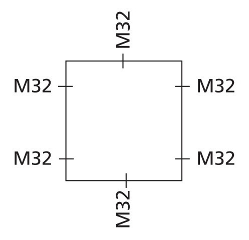 Клемна коробка Spelsberg WK 100-10² (клема 5х10мм²) (sp41040601) IP54 з клемником - фото №2