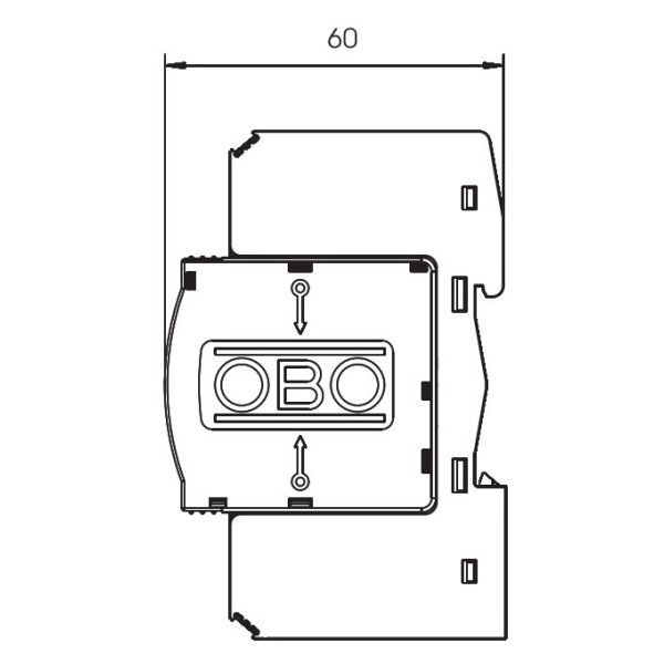 Ограничитель перенапряжений OBO Bettermann (5094457) Тип I+II V25-B+C 1+NPE - фото №1