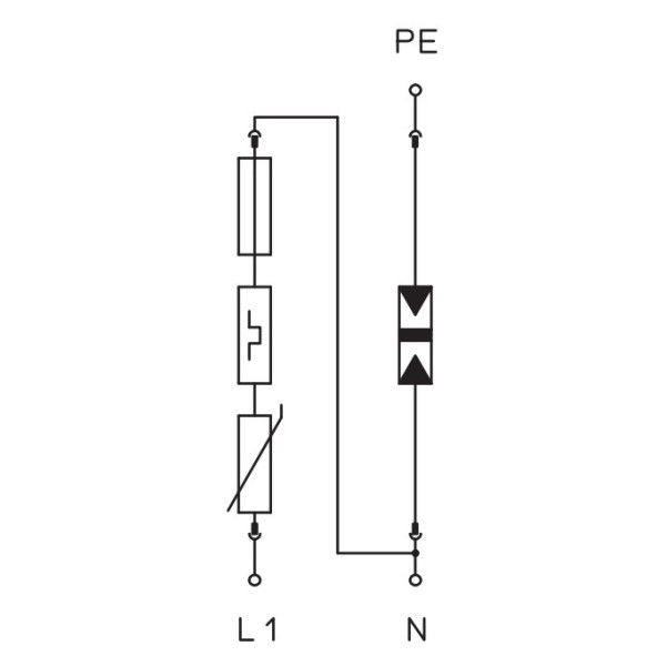 Ограничитель перенапряжений OBO Bettermann (5094457) Тип I+II V25-B+C 1+NPE - фото №3