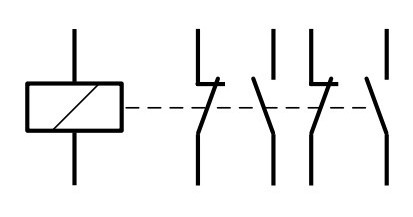 Безшумний контактор Hager ESC427S 25A 2НО+2НЗ 230B - фото №1