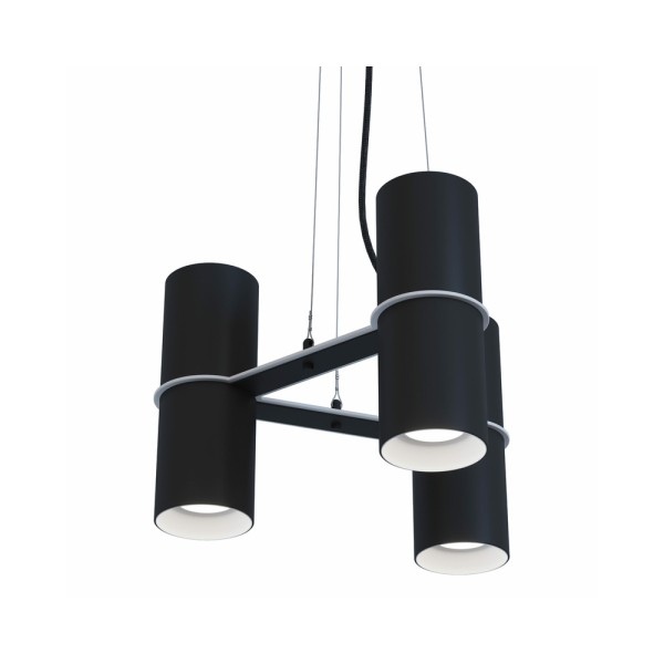 Люстра Pikart 30685-4 GU10 6x60W IP20 Черная