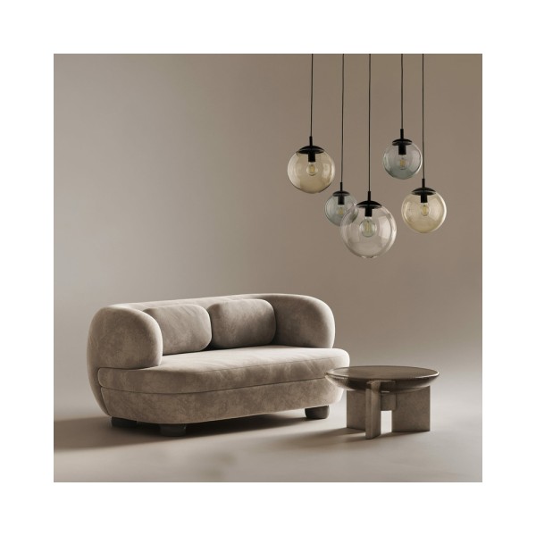 Подвесной светильник, люстра TK Lighting 4796 Esme E27 5x15W IP20 Черный - фото №1