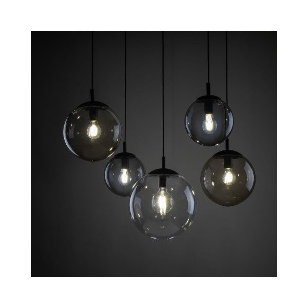 Подвесной светильник, люстра TK Lighting 4796 Esme E27 5x15W IP20 Черный - фото №2