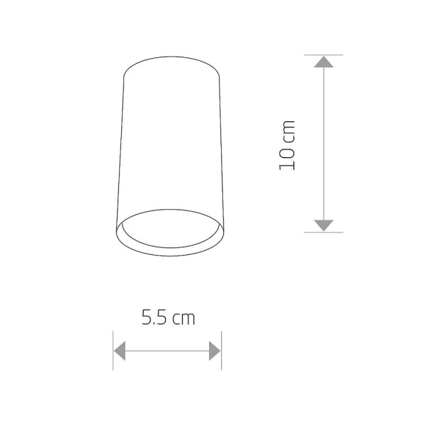 Точечный светильник Nowodvorski 8911 Eye GU10 1x35W IP20 Коричневый - фото №1