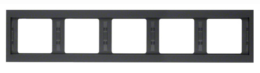 Рамка 5-місна, горизонтальна, антрацит Berker K.1
