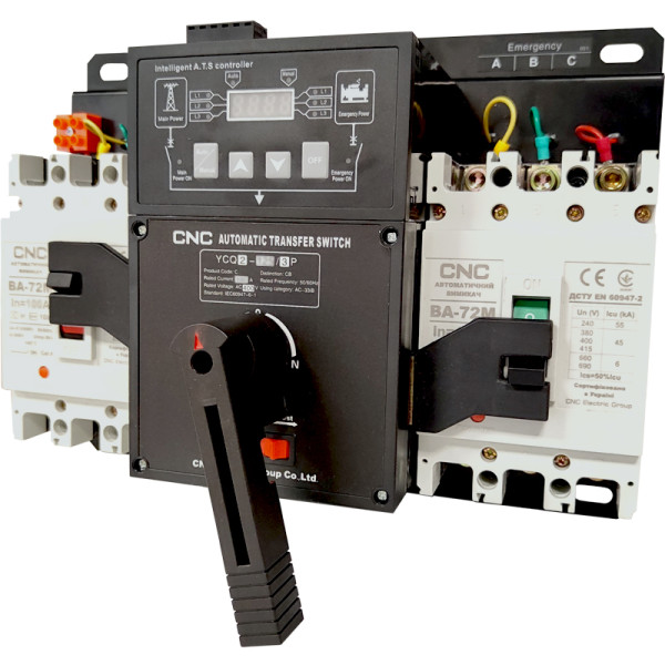 АВР CNC YCQ2CB-1250 1250А 4Р 380В 70кА (Б00043311)