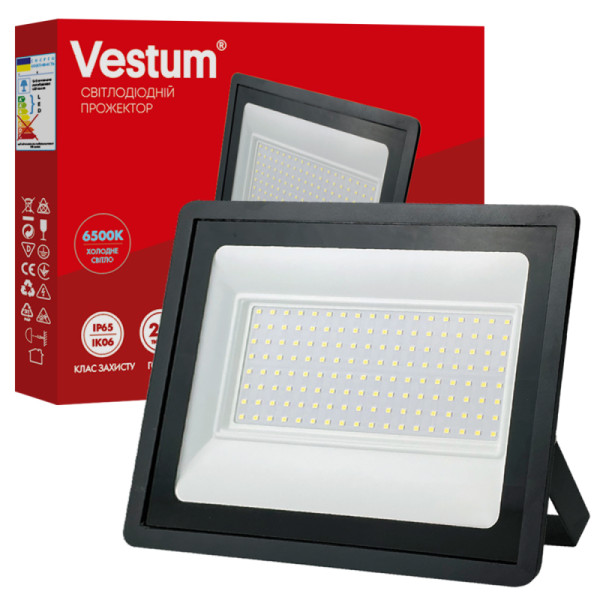 Прожектор LED Vestum 1-VS-3017 100Вт 8000Лм 6500K IP65 - фото №1