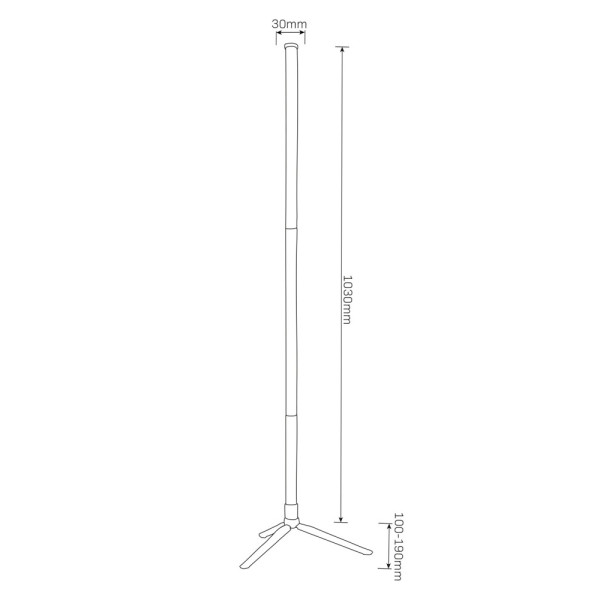 Торшер Goldlux 331328 Lolly LED 1x5W IP20 белый - фото №4