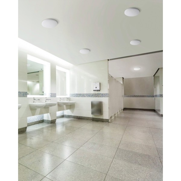 Потолочный светильник с датчиком движения Kanlux 26981 Varso LED 1x18W 4000K 1700Lm IP54 белый - фото №2