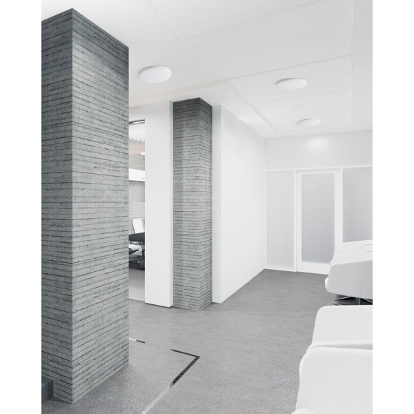 Потолочный светильник с датчиком движения Kanlux 26981 Varso LED 1x18W 4000K 1700Lm IP54 белый - фото №4