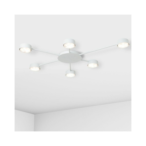 Люстра стельова Imperium Light 751682.01.01 Freeda GX53 6x60W IP20 Біла