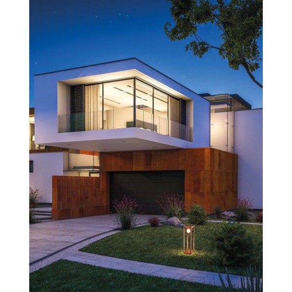 Вуличний світильник Kanlux 34989 Vimo E27 1x15W IP44 коричневий - фото №1