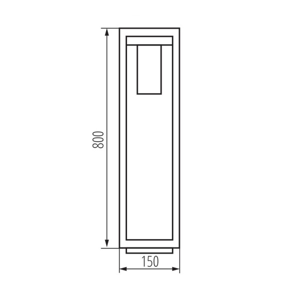 Вуличний світильник Kanlux 34989 Vimo E27 1x15W IP44 коричневий - фото №3