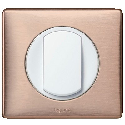 Рамка одинарна Legrand Celiane мідь - фото №1