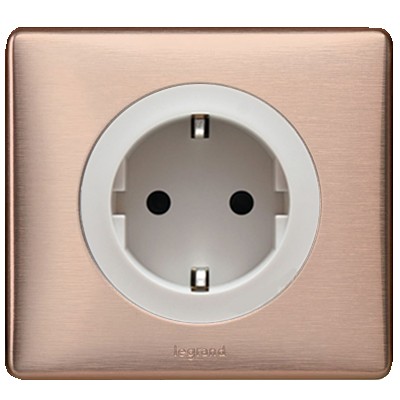 Рамка одинарна Legrand Celiane мідь - фото №2