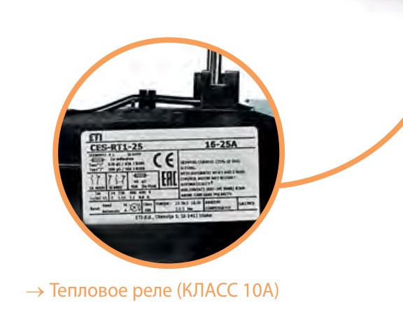 Контактор ETI 004646573 CES 400.22 (200 kW) 230V AC - фото №6