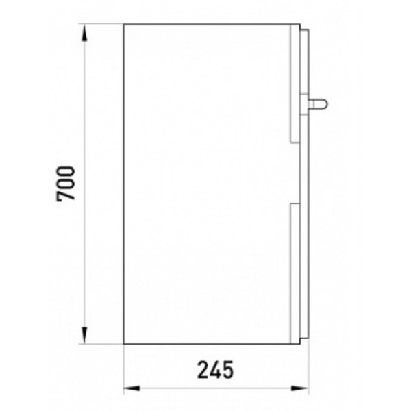 Бокс ударопрочный Enext e.plbox.500.700.245.tr - фото №3