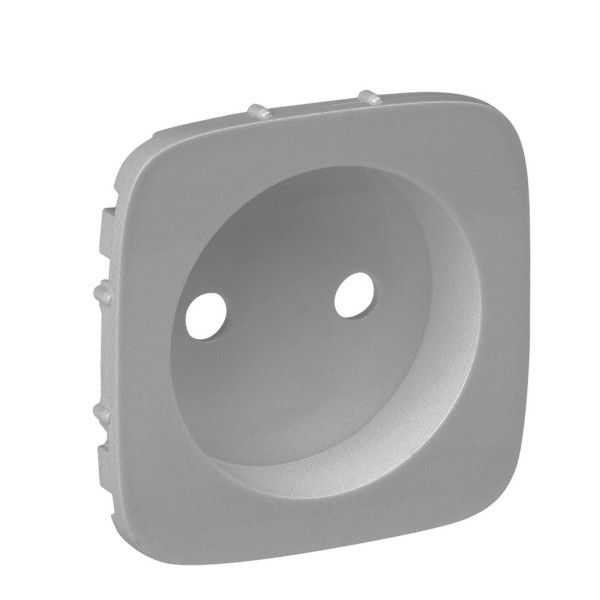 Панель розетки без з/к Legrand Valena Allure алюминий