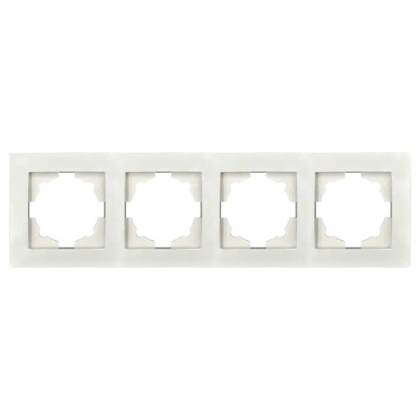 Рамка ELBI VEGA белая 4-на (510-010200-228)