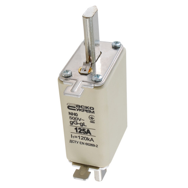 Запобіжник Аско-Укрем NH0 125A gG (A0050010025) - фото №2