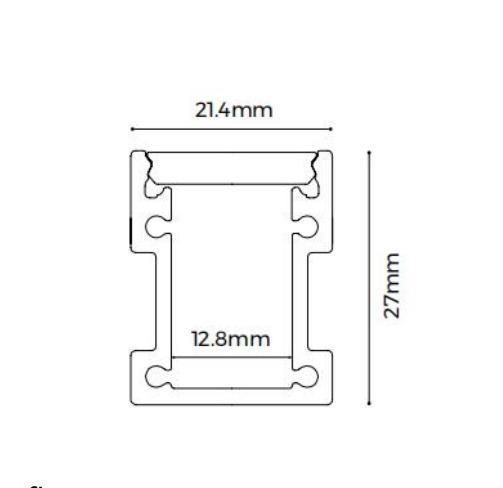 Комплект закінчень COLORS для профілю LS2126 (EC-LS2126FSS) - фото №1