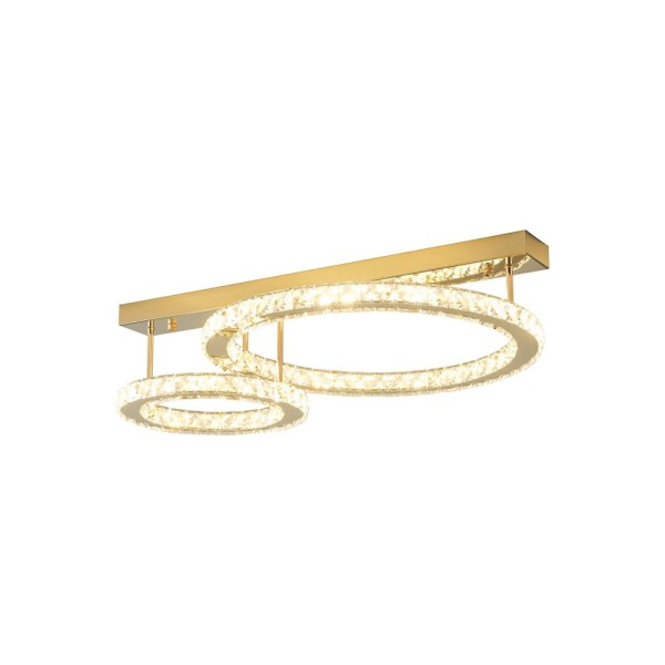 Люстра Zuma Line MX3713-2-3GT Girona Led 1x36W 3000K 4200Lm IP20 - фото №3