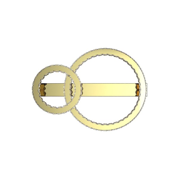 Люстра Zuma Line MX3713-2-3GT Girona Led 1x36W 3000K 4200Lm IP20 - фото №4