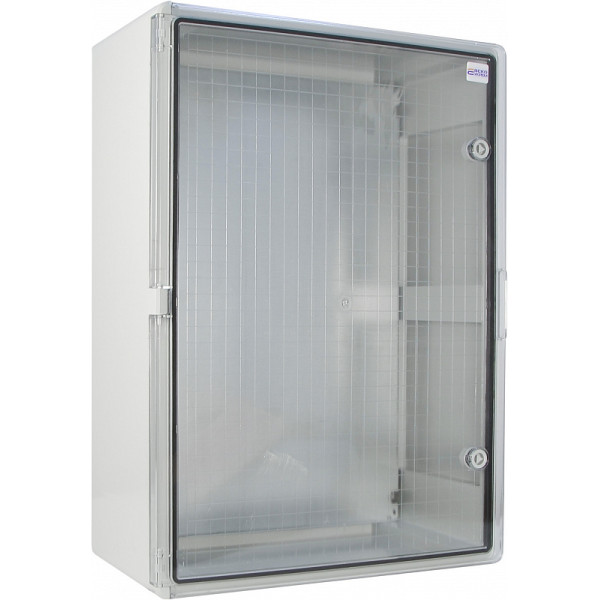 Ударостійкий корпус з АБС-пластику Аско-Укрем UBox 500x700x250мм (прозорі дверцята) - фото №1