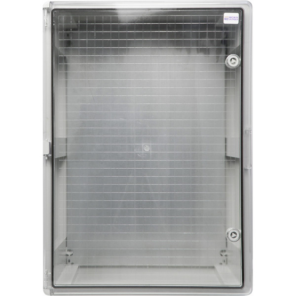 Ударостійкий корпус з АБС-пластику Аско-Укрем UBox 500x700x250мм (прозорі дверцята) - фото №2